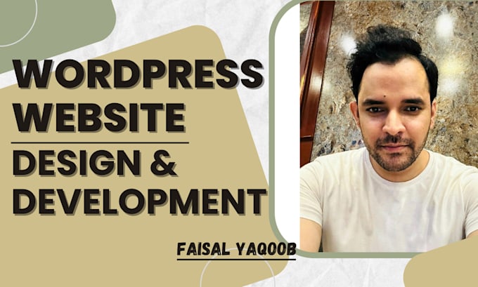 do website development, web design with wordpress