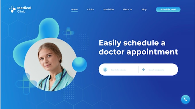 design professional medical and healthcare websites