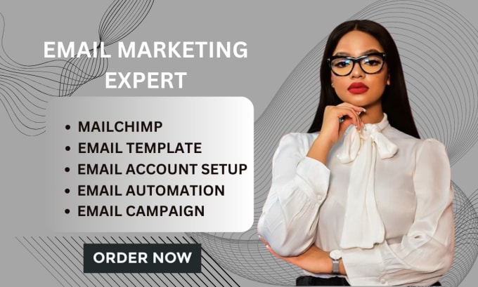 I will do mailchimp email marketing campaign and automation email template design