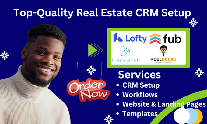 setup lofty, kvcore, real geeks, follow up boss, lofty crm, wise agent,boldtrail