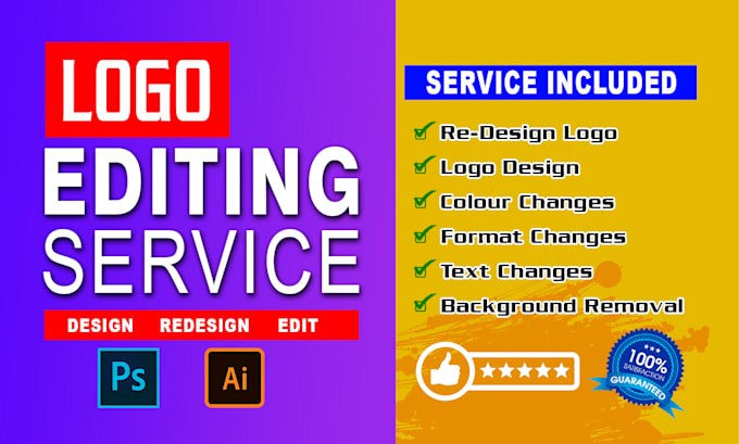 do redesign,modify, revamp, edit your existing logo design