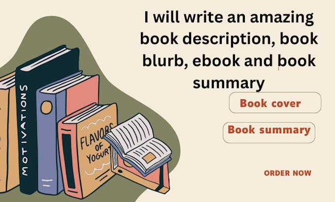 book description, book blurb, ebook and book summary