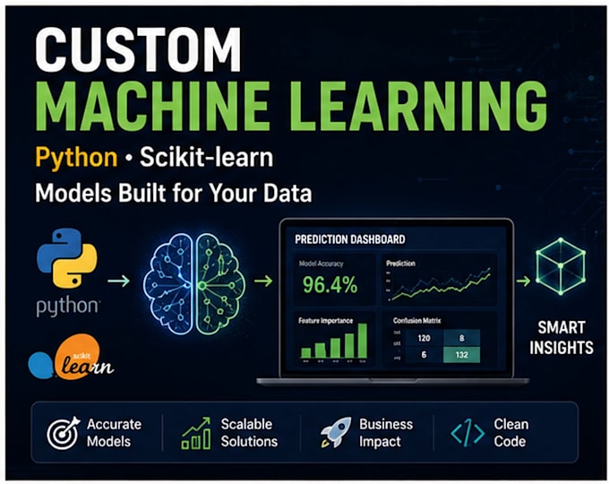 develop a custom machine learning model using python