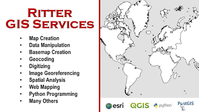 perform client and web gis related tasks such as mapping and spatial analysis