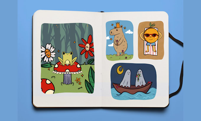 create a cute and fun illustration