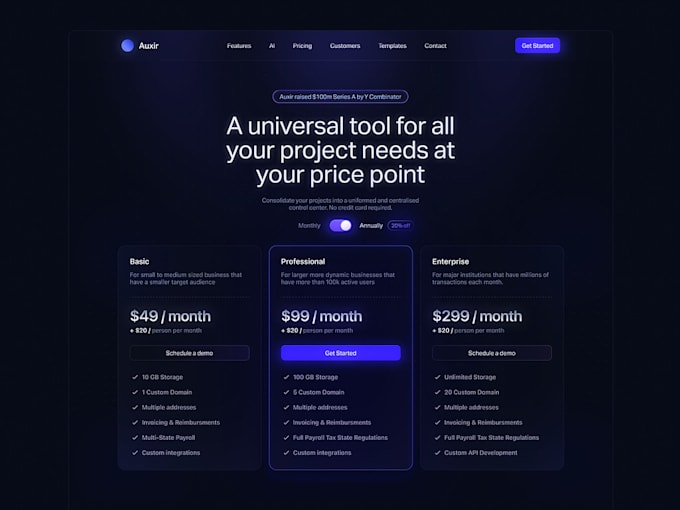 Converti il design figma in react o next js con tailwind css