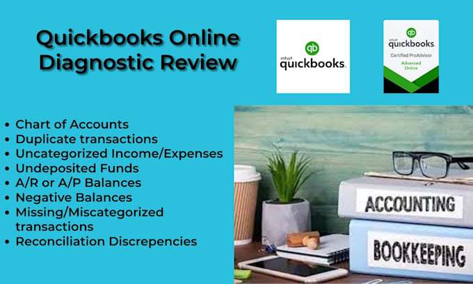 Complete a quickbooks online diagnostic review by Carefulcounting | Fiverr