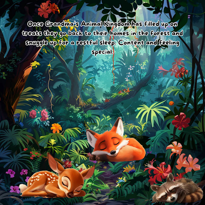 make a children book illustration with KDP format using midjourney