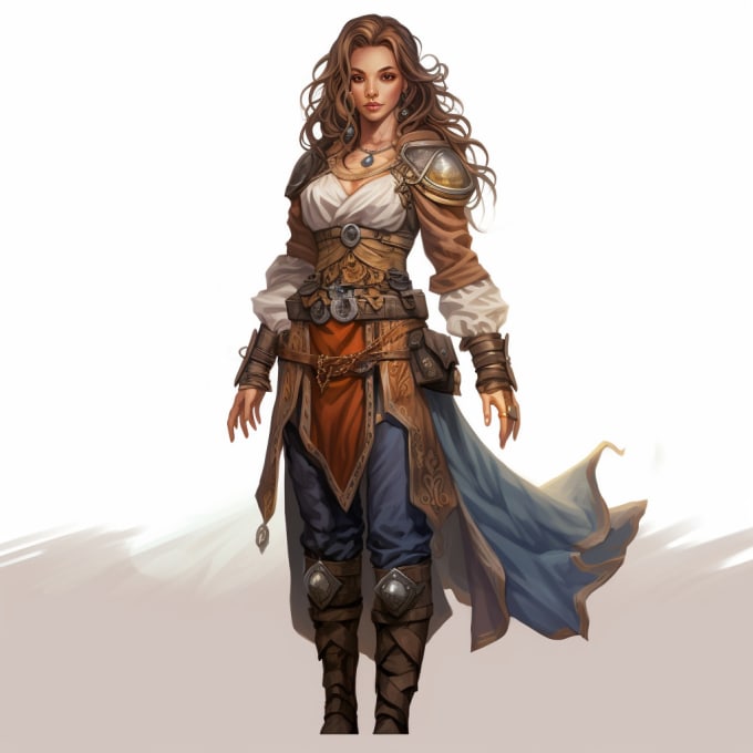 Create a custom dnd character illustration for you by Johaniman | Fiverr