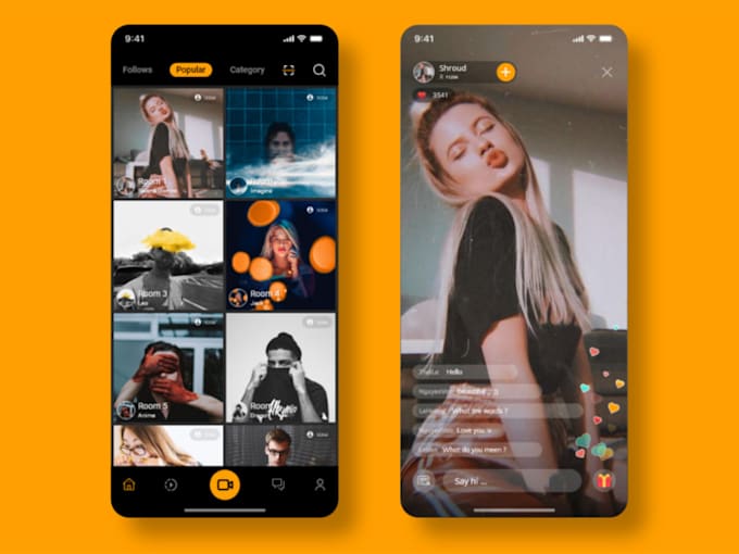 Develop for you a complete clone of a live streaming app kind of tango