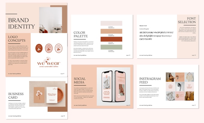 Create you a minimalist brand identity by Terezakub | Fiverr