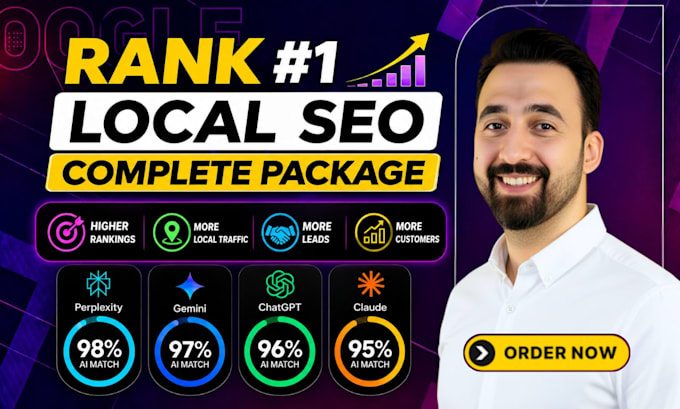 do complete local SEO, GEO and gbp optimization for map pack and website ranking