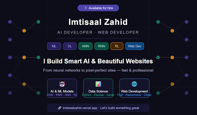 web developer, python developer, ai developer, machine learning engineer