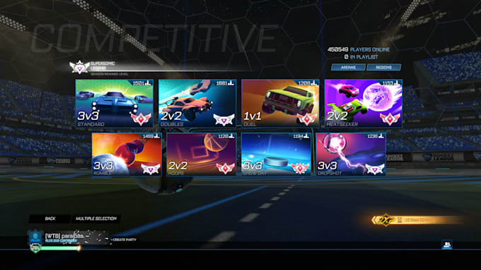 play rocket league with you
