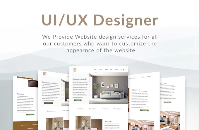 do minimal website landing page UX UI design using figma