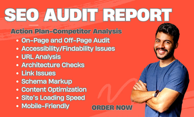 provide website technical SEO audit and competitor analysis with action plan