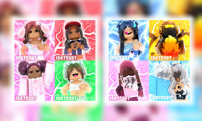 Make high quality and cheap roblox gfx designs by Rhodelie | Fiverr