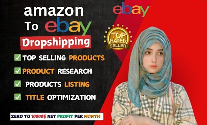 do amazon to ebay dropshipping top product research, ebay seo listing