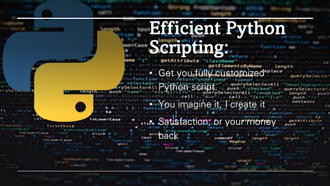 Write your custom python script by William22234 | Fiverr