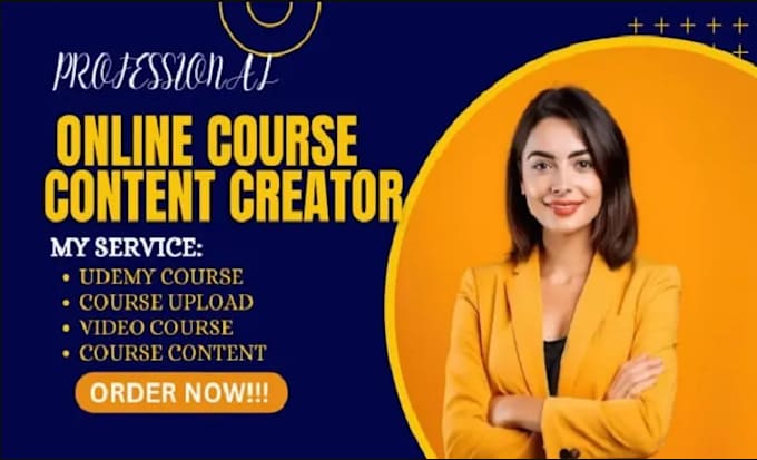 create online course content ecourse course curriculum course creation