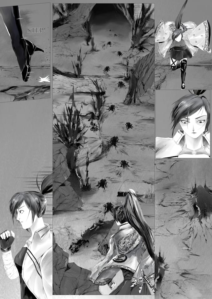 draw anime manhua style comic art