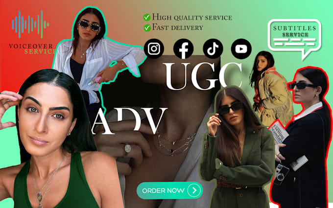 create ugc adv video for business social ecommerce etc