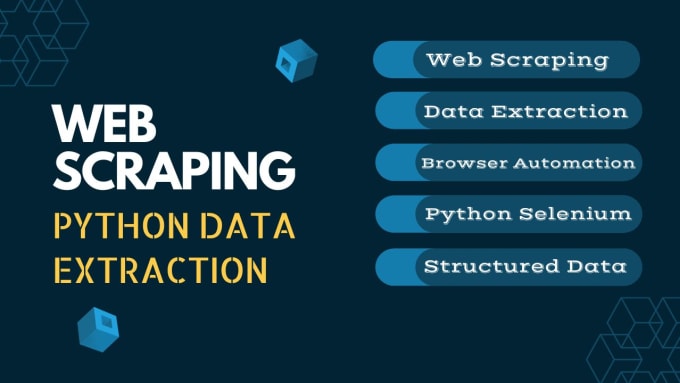 Develop dynamic website scraping and data automation with python by ...