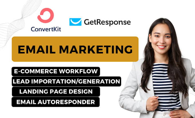 setup highly converting getresponse, convertkit campaigns and automation