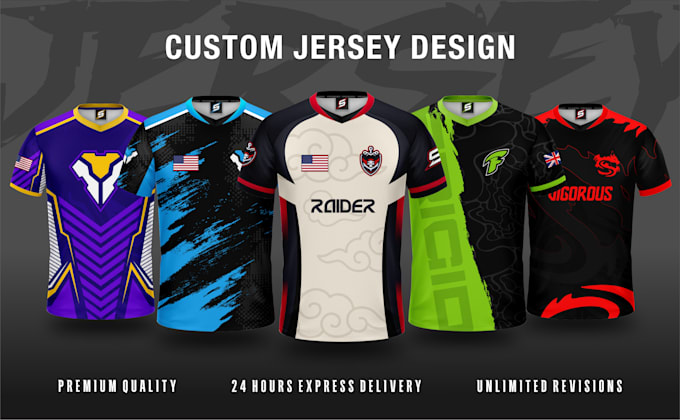 do sublimation jersey or esport jersey design