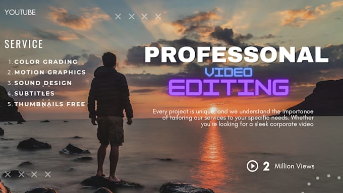 professonal youtube video editing, bast video editing,