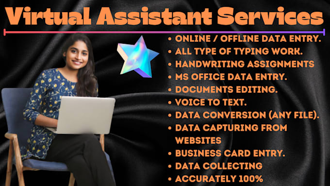 virtual assistant, data entry, data and file conversion