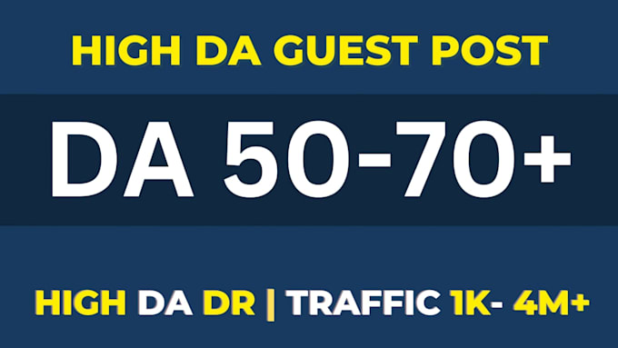 do high da dofollow guest post seo expert guest posting service