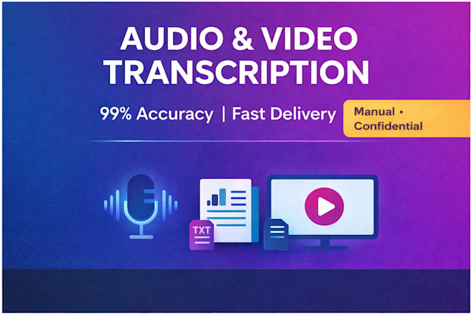 professionally transcribe audio and video with timestamps