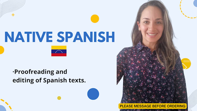 proofread and correct your spanish texts
