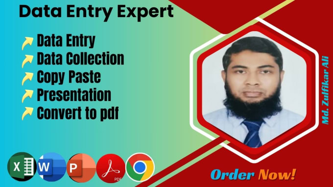 Do data entry task in microsoft word, excel, powerpoint, data mining by ...