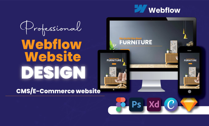 build great webflow cms website, ecommerce webflow website, blog webflow website
