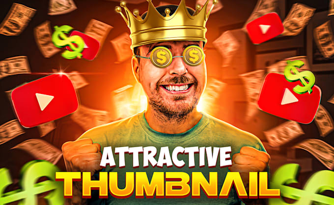 design an attractive youtube thumbnail
