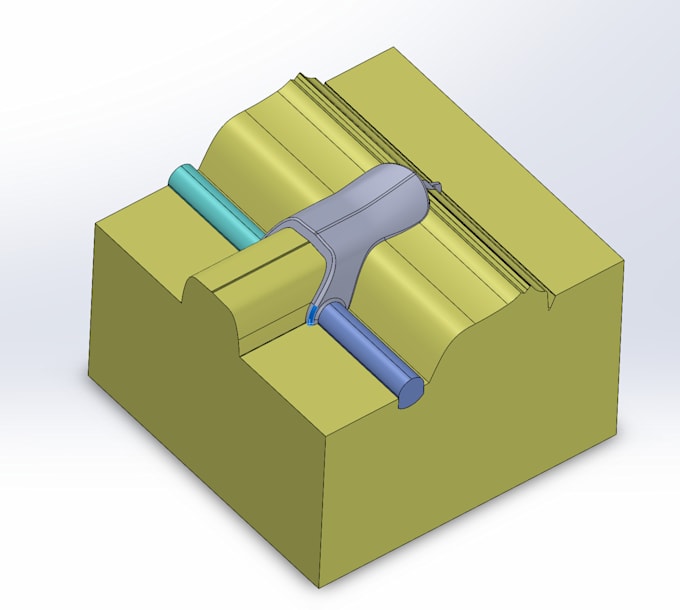 cavity and core design for injection molding