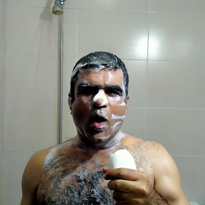 sing  happy birthday or another song in shower