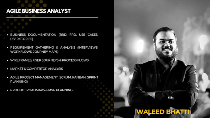 analyze your business and create clear product requirements