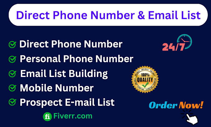 do direct phone number, personal phone number any titles