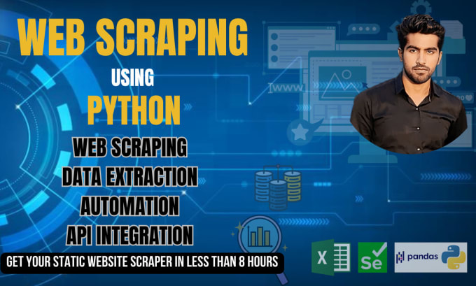 Do web scraping, data extraction, web crawling using python scripts by ...