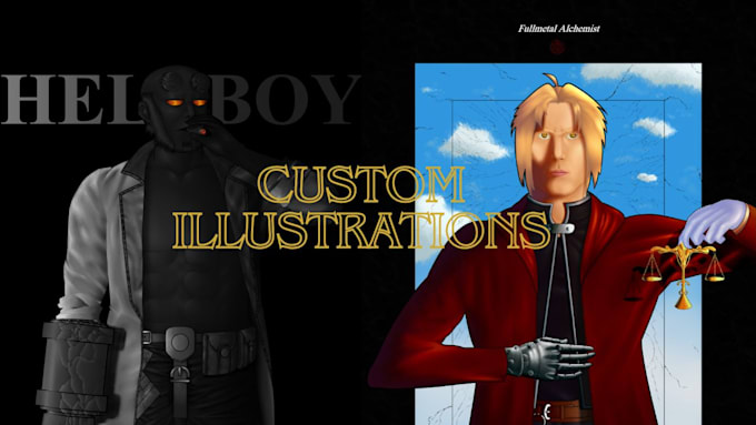 illustrations for services and gift ideas