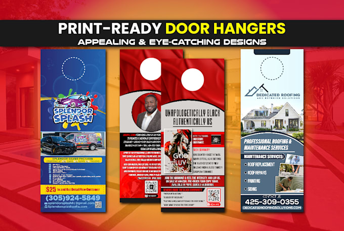 custom door hanger design for your business