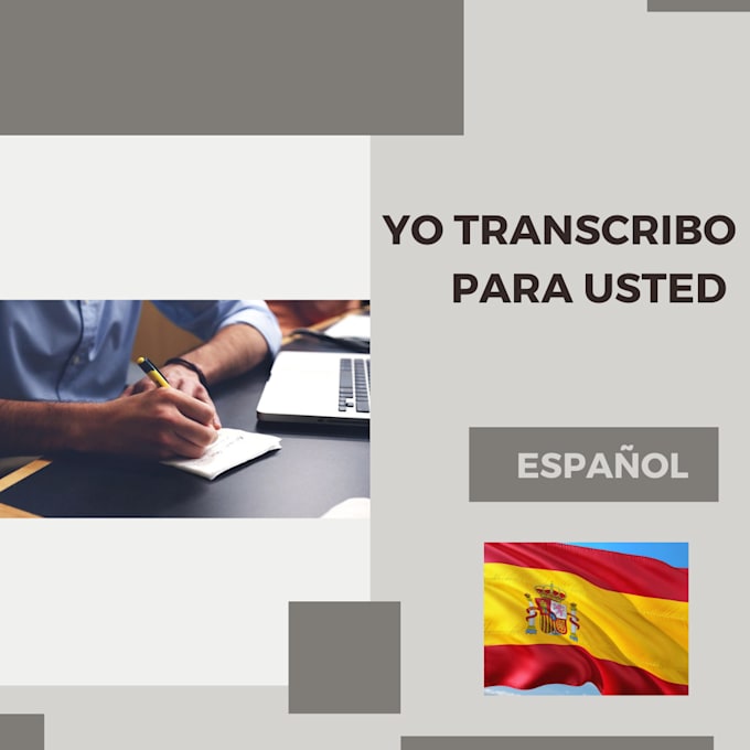 transcribe, voy a transcribir para usted