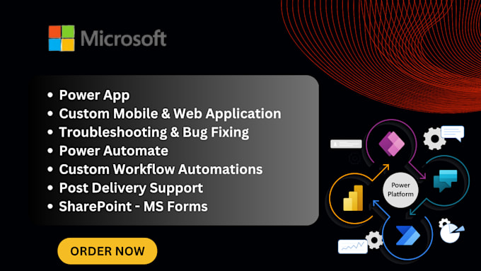 develop custom microsoft powerapps and power automate flows