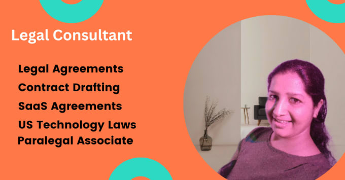 Do contract drafting paralegal saas agreements research by Shriyavg