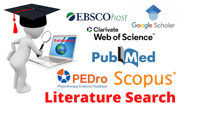 search literature and research articles in different databases