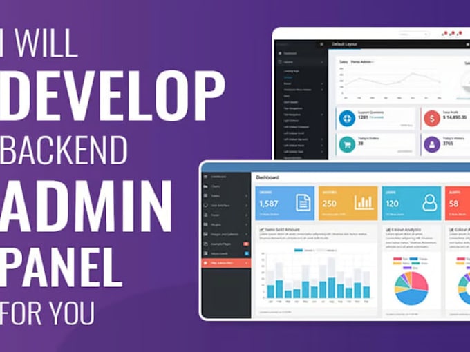 develop php laravel web admin panel, dashboard, bug fix