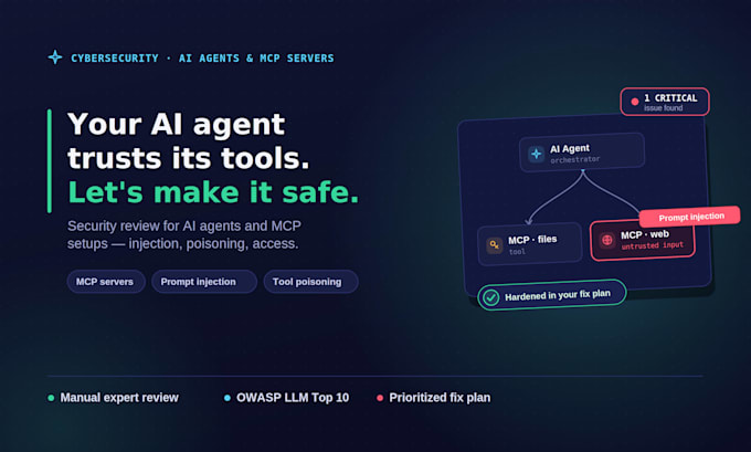 security review your ai agent and mcp server setup